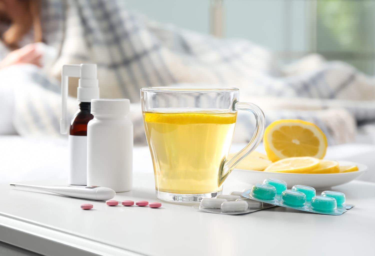 Первая помощь при первых признаках простуды