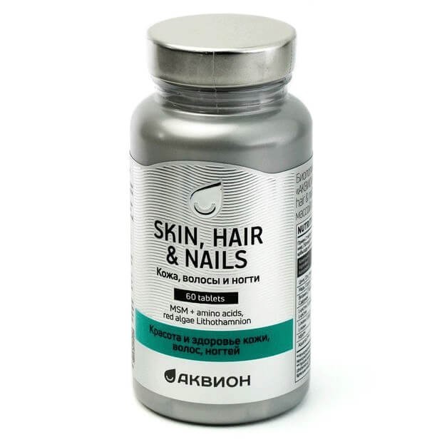 АКВИОН Кожа, волосы, ногти 3d