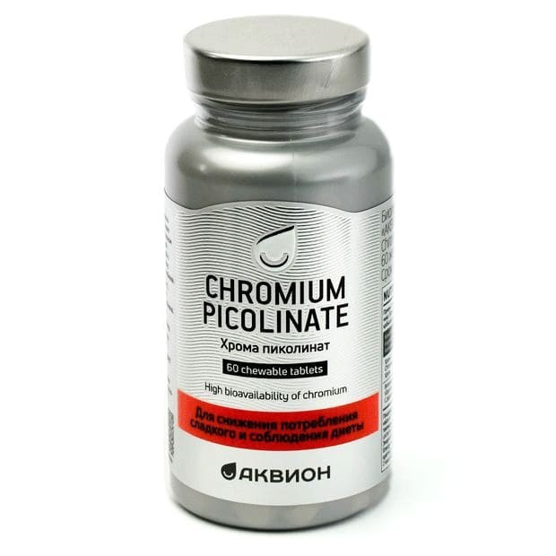 АКВИОН Хрома пиколинат 3d